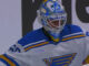 Jordan Binnington Misplays Gift Avalanche Two Goals in Rout St. Louis Blues goaltender Jordan Binnington after allowing a goal to the Colorado Avalanche at Ball Arena