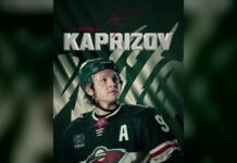 Kaprizov Goal Streak: Wild Star Has 14 in 14 Games Kirill Kaprizov Minnesota Wild goal graphic 14 goals in 14 games