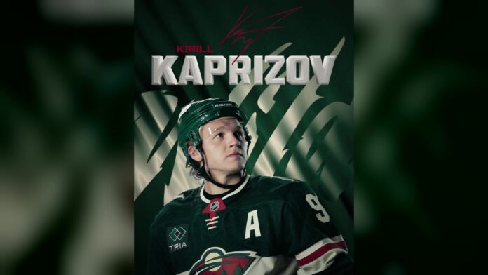 Kirill Kaprizov Wild Kirill Kaprizov Minnesota Wild goal graphic 14 goals in 14 games
