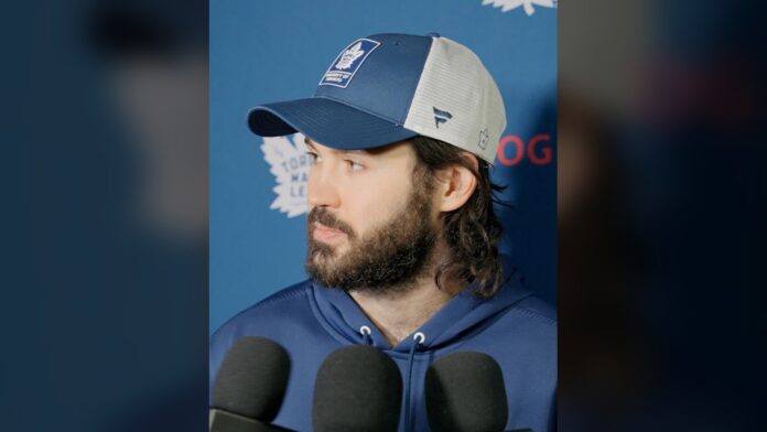 Kirill Marchenko Maple Leafs injury vs Flames Kirill Marchenko Maple Leafs injury lower-body Flames