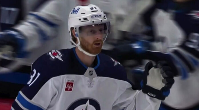 Kyle Connor Goals: Two on the Power Play as Jets Beat Red Wings Kyle Connor celebrates a power-play goal with the Winnipeg Jets bench against the Detroit Red Wings