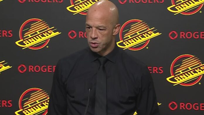 Manny Malhotra Canucks postgame vs Wild losing streak Manny Malhotra Vancouver Canucks head coach postgame media availability after 10th straight loss to Wild