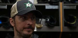 Matt Duchene Injury: Stars Center Out 3 Months After Surgery Matt Duchene speaking to reporters in the Dallas Stars locker room after a game