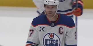 Connor McDavid Five Points: Oilers Outlast Canucks 9-7 Connor McDavid Edmonton Oilers captain after shorthanded goal vs Vancouver Canucks at Rogers Arena
