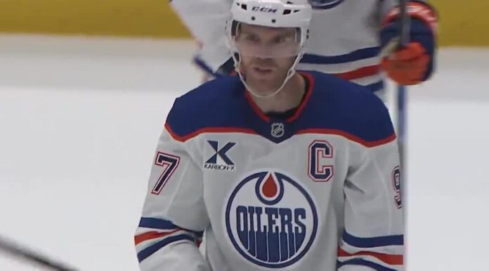 Connor McDavid Five Points: Oilers Outlast Canucks 9-7 Connor McDavid Edmonton Oilers captain after shorthanded goal vs Vancouver Canucks at Rogers Arena