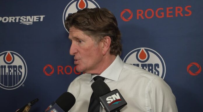 Mike Babcock on Evan Bouchard: ‘I Didn’t Know He Was This Good’ Oilers head coach Mike Babcock speaks to reporters about Evan Bouchard after a win over the Ducks