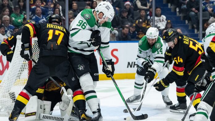 Mikko Rantanen Stars Mikko Rantanen Dallas Stars overtime hat trick vs Bruins