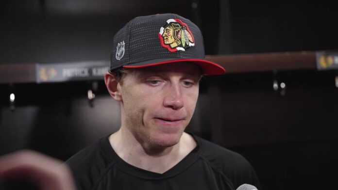 Patrick Kane Blackhawks postgame homecoming Patrick Kane speaks to reporters in the Chicago Blackhawks locker room after his United Center homecoming win over the St. Louis Blues