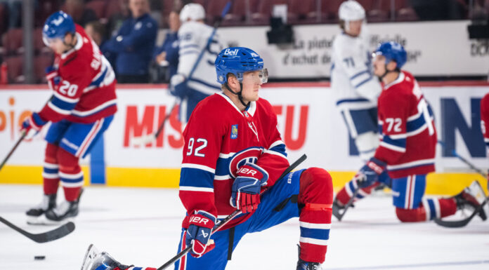 Patrik Laine Signing: Red Wings, Kings Most Active Suitors Patrik Laine Montreal Canadiens warmup Bell Centre free agent Red Wings Kings interest