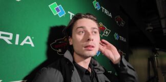 Quinn Hughes Extension: ‘Something Could Happen Soon’ Quinn Hughes Minnesota Wild media availability in Seattle ahead of Vancouver return