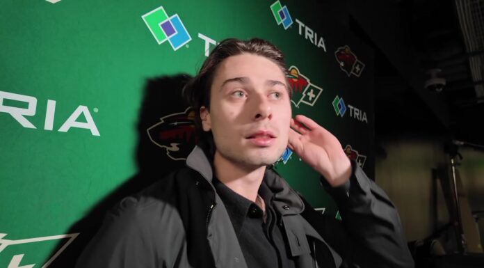 Quinn Hughes Extension: ‘Something Could Happen Soon’ Quinn Hughes Minnesota Wild media availability in Seattle ahead of Vancouver return