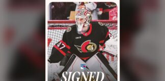 Reimer Signing: Rangers Add Goalie After Shesterkin Injury James Reimer signed graphic New York Rangers one-year contract goalie