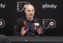 Tocchet Defensemen Comment: Flyers D ‘Too Horny’ Flyers head coach Rick Tocchet speaking at a postgame press conference about defensemen and scooter skating