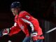 Ryan Leonard Goal: End-to-End Rush Sparks Capitals Over Devils Washington Capitals forward Ryan Leonard in the home red sweater
