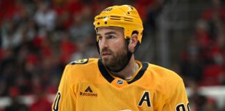 O’Reilly Four-Point Night: Predators Rout Avalanche 6-2 Nashville Predators center Ryan O'Reilly during a faceoff stoppage