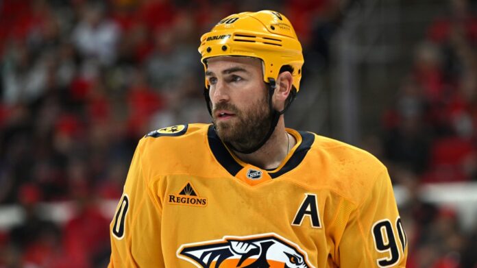 Ryan O'Reilly Predators Nashville Predators center Ryan O'Reilly during a faceoff stoppage