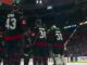 Senators Beat Panthers 5-1 in Brady Tkachuk’s Return Ottawa Senators celebrate 5-1 win over Panthers with goalie Sam Ersson at Canadian Tire Centre