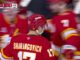 Flames Beat Hurricanes: Sharangovich Ends Win Streak Yegor Sharangovich Flames celebrate go-ahead goal against Hurricanes