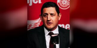 Horcoff Says Larkin Trade Is ‘Difficult’ With Teams on His List Shawn Horcoff Red Wings interim general manager press conference Dylan Larkin trade