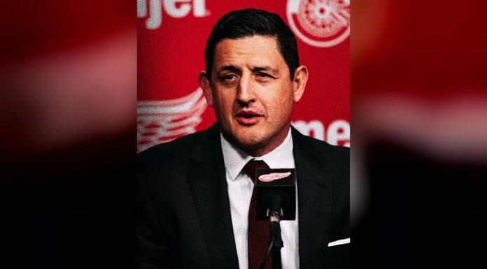 Horcoff Says Larkin Trade Is ‘Difficult’ With Teams on His List Shawn Horcoff Red Wings interim general manager press conference Dylan Larkin trade
