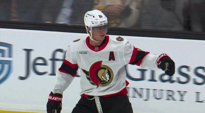 Tim Stutzle Goals: Two in 1:43 as Senators Beat Bruins Tim Stutzle celebrates a shorthanded goal for the Ottawa Senators against the Boston Bruins at TD Garden