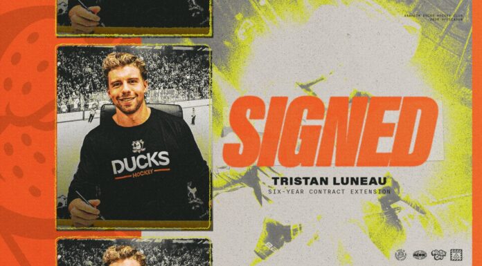 Tristan Luneau Extension: Ducks Pay Up After 14 NHL Games Tristan Luneau signs six-year contract extension with the Anaheim Ducks