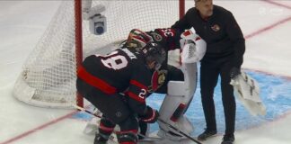 Ullmark Injury: Senators Goalie Helped Off vs. Panthers Senators goalie Linus Ullmark helped off the ice by a trainer and Claude Giroux after lower-body injury vs. Panthers